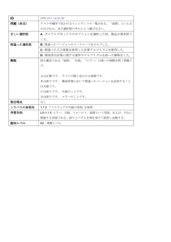 ISTQBテスト技術者資格制度サンプル問題 日本語版 Foundation Level