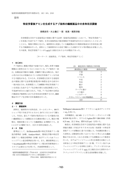 資料 特定芳香族アミンを生成するアゾ染料の繊維製品中の含有状況調査