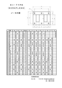 EI&minus;TYPE ノ&minus;ロス型