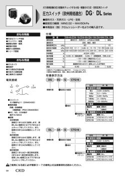 CKD圧力センサーDG・DLシリーズ