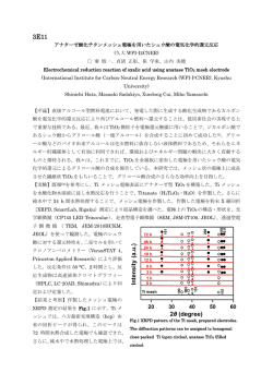 アナターゼ酸化チタンメッシュ電極を用いたシュウ酸の電気化学的還元