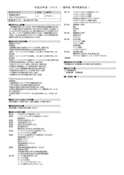薬物動態の解析Ⅰ