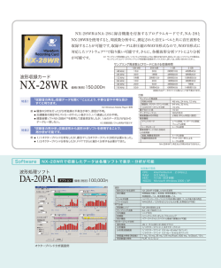 精密騒音計NA-28用 波形収録カードNX