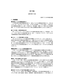 南ア月報 （2010 年 11 月） 1．内政関連