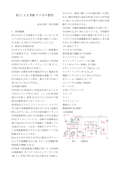 IC による FM ラジオの製作