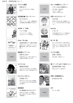 芸術祭企画一覧 - 筑波大学 芸術