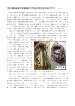 【コラム】山道具、今昔（第2回） ザイル（クライミング・ロープ） ・・・・・・・・・