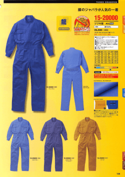 オートバイ 20000｜ツナギ服 ｜ ツナギ｜サヌキ PDFカタログ