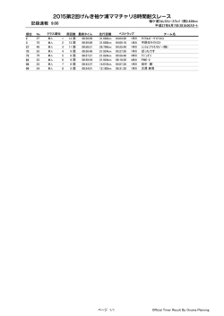 鉄人 - げんきママチャリ8時間耐久レース