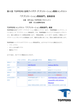 アプリケーション開発部門 - TOPPERSプロジェクト