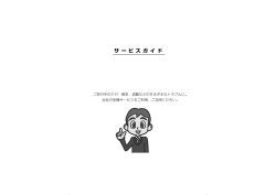 特定手続用海外旅行保険 契約サービスガイド