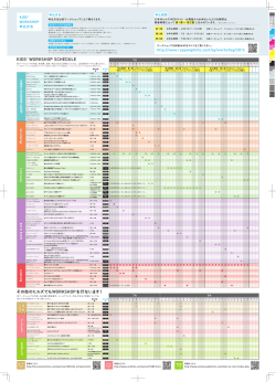 ワークショップ プログラム[PDF: 629 KB]