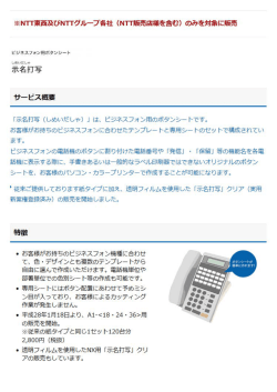 印刷用PDFファイル - NTTビジネスソリューションズ