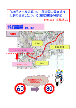 高速道路の最高速度制限の見直し