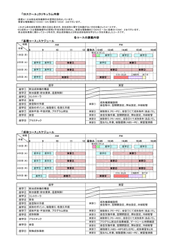 基礎・成形コースカリキュラム内容（PDF/192KB）