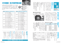 P8-9 税金／犬の登録・狂犬病予防注射