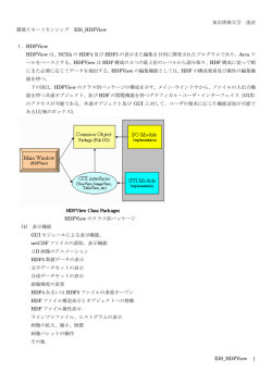 HDFファイルの操作