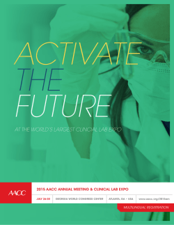 at the world`s largest clincial lab expo