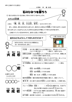 6年（土地のつくりと変化）