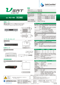 KU-100 (iDirect) 製品カタログ
