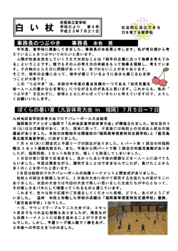 白 い 杖