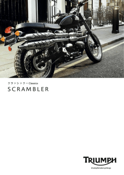 SCRAMBLER - Triumph Motorcycles