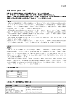 副腎 adrenal gland （C74）