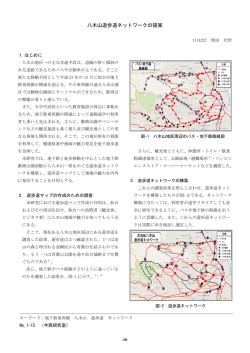 八木山遊歩道ネットワークの提案
