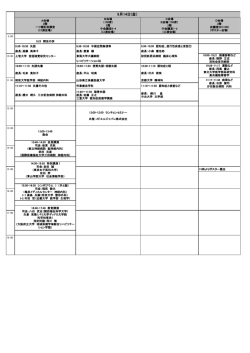 日程表（タイムテーブル） ※PDF