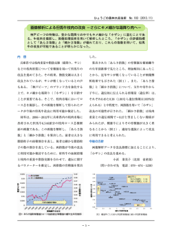画像解析による但馬牛枝肉の改良 一さらにキメ細かな霜降り肉へ一
