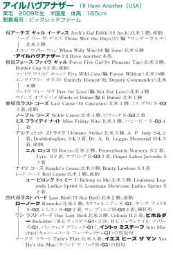 アイルハヴアナザー I`ll Have Another（USA）