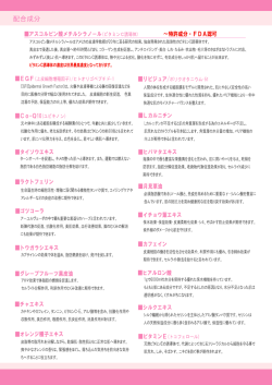 Page 1 配合成分 アスコルビン酸メチルシラノール(ビタミンC誘導体