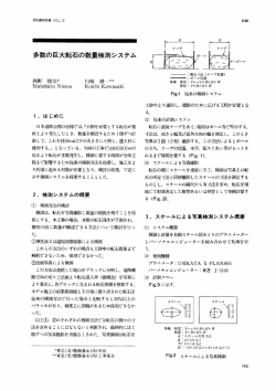多数の巨大転石の数量検測システム