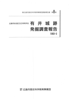 有井城跡発掘調査報告