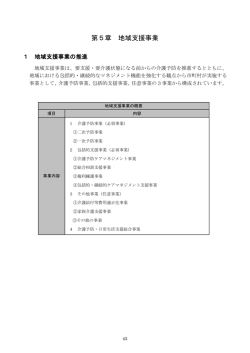 第5章 地域支援事業/PDF