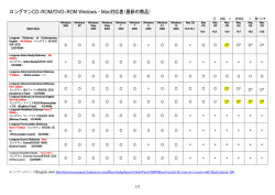 ロングマンCD-ROM/DVD-ROM Windows・Mac対応表(最新の商品)