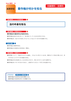 著作権が何かを知る