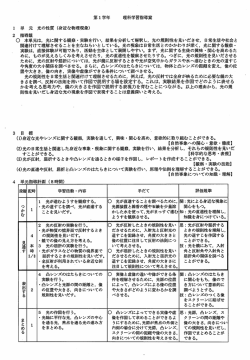第ー学年 理科学習指導案