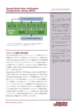 Questa Multi-View Verification Components Library (MVC)