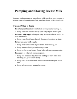 さく乳と母乳の保存 - Health Information Translations