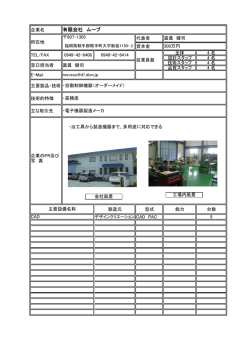 有限会社 ムーブ - 直鞍産業振興センターADOX福岡