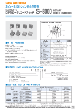 3ビット8ポジションで小型設計