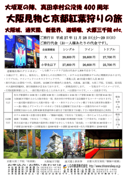 ご旅行代金（お一人様あたりの代金です）。