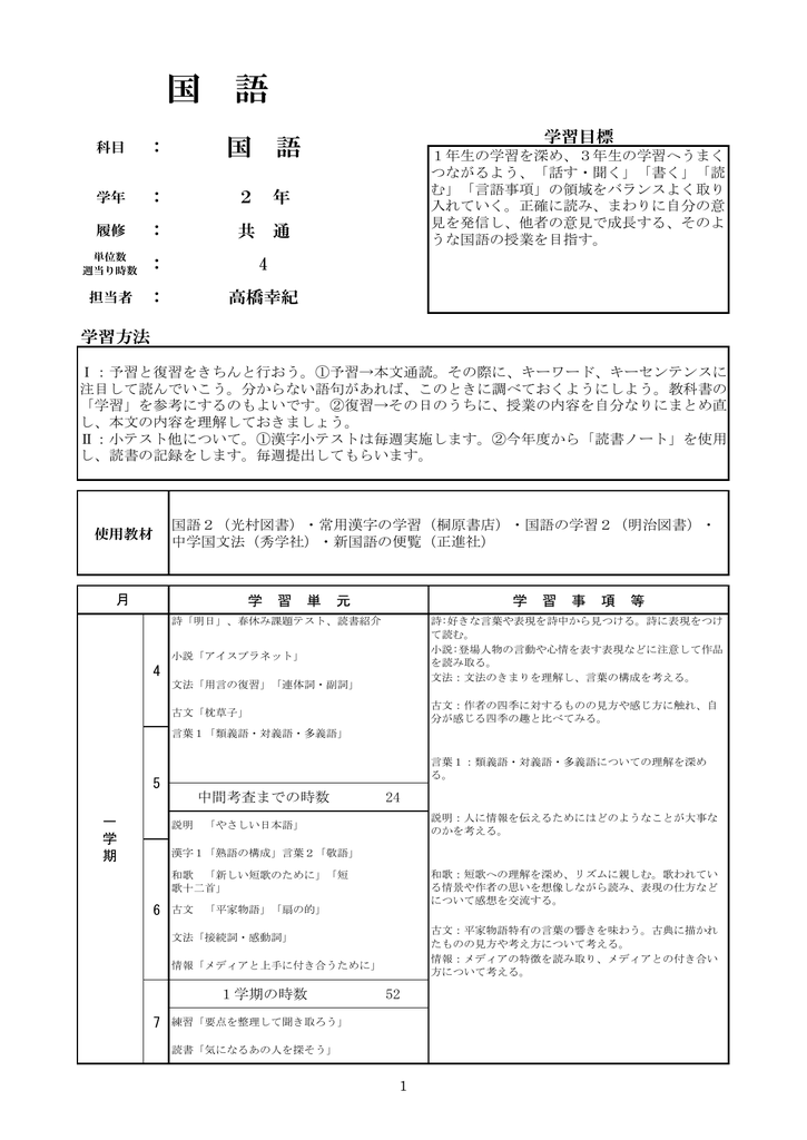 2学年 東京都