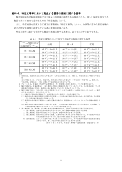 資料-6. 特定工場等において発生する騒音の規制に関する基準