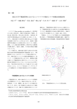 東京大学千葉演習林におけるヒメコマツの現状と