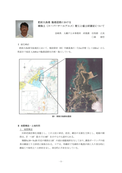肥前大島港 臨港道路における 補強土（スーパー