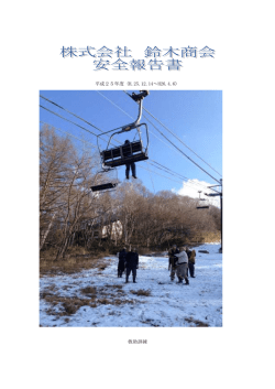 索道安全報告書