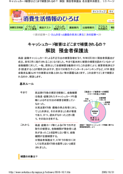 解説 預金者保護法