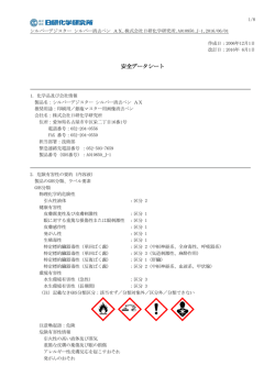 Material Safety Data Sheet